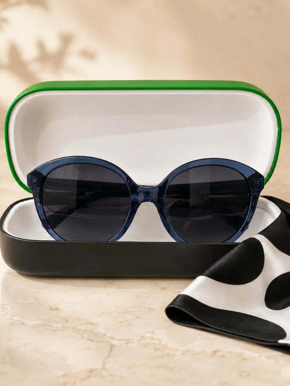 Kate Spade Bria/G/S Blue Gradient Oversized Sunglasses 55-19-140